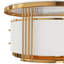 Table basse gigogne ronde moderne en 2 parties avec tiroirs