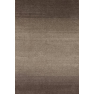 Modern Tibet 1 Hand Knotted Wool Brown Area Rug