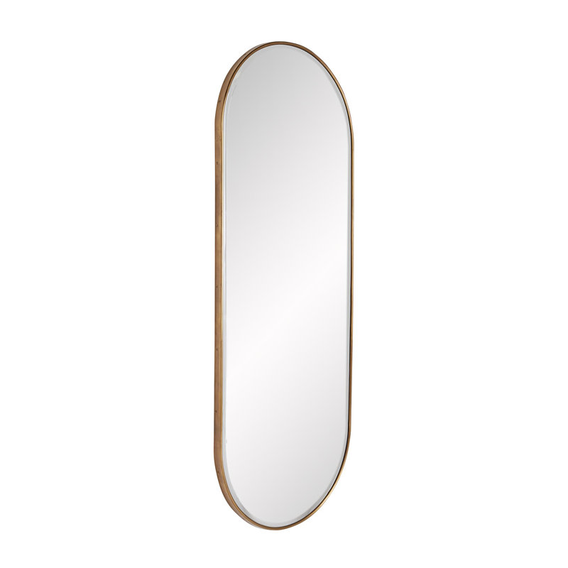 Vaquero Full Length Mirror, Vintage Brass