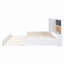 Lit de jour avec tablettes de rangement, tableau noir, tableau de liège, ports USB et lit gigogne-284527732