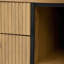 Armoire de rangement moderne avec 2 portes et 2 tiroirs, armoire buffet, armoire d'appoint-645261379