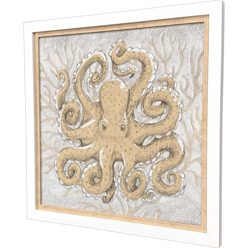 Octopus Dessin 1, art encadré