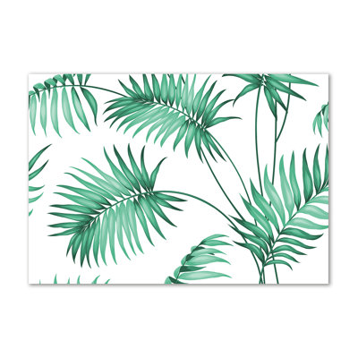 Tropical Leaves - Wrapped Canvas Print