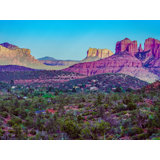 Red Rocks Landscape In Sedona Arizona Print by Brian Mc Clean