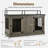 Wooden Dog Crate Furniture Style with Double Doors-1404715354