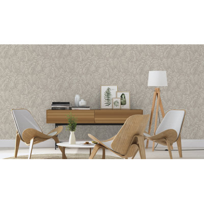 10.05m x 53cm Textured Matt Wallpaper Roll