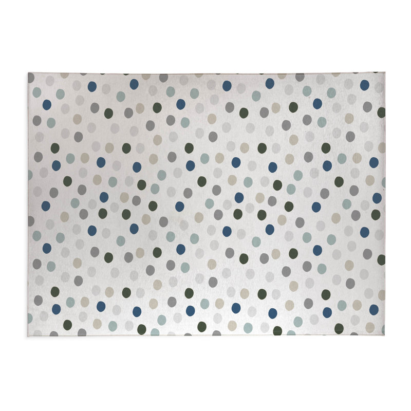 Always Polka Kids Play Mat, Rectangle 2' x 3'