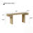 Rectangular Console Table With Sturdy Wooden Frame-769077221