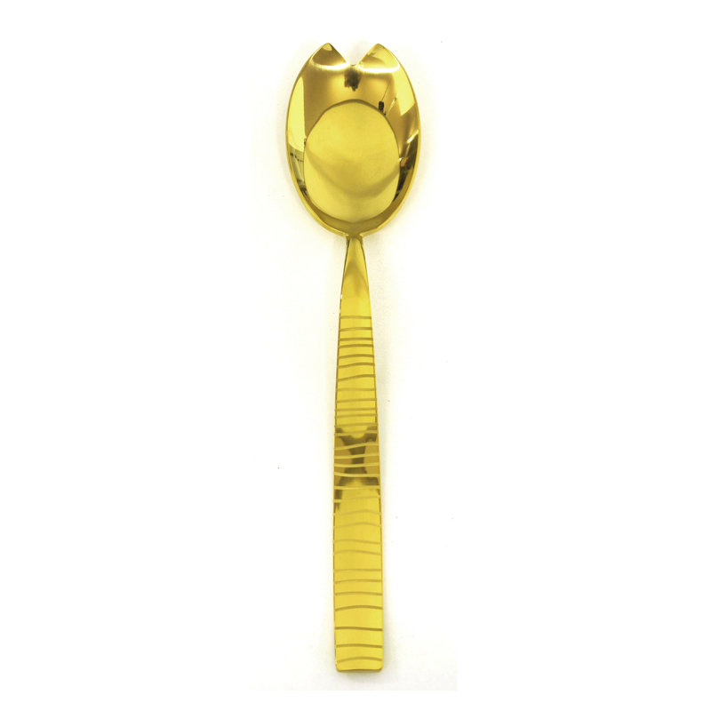 Tigre Stainless Steel Salad Servers, Oro