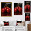 Red Cherry Delight 3 - art mural cerise-833962540-833962533