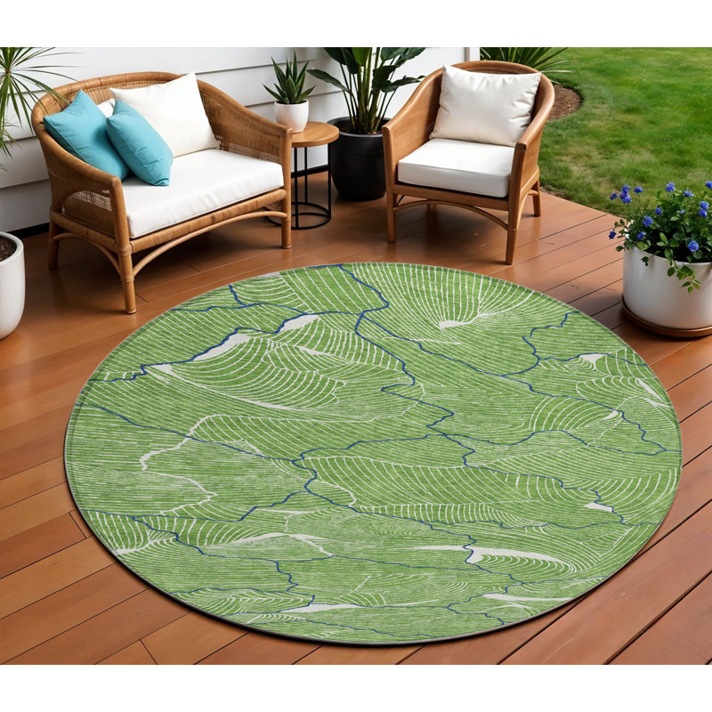 Tapis rond 8 po