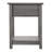 Nightstand With Low Shelf And Drawer-59730260