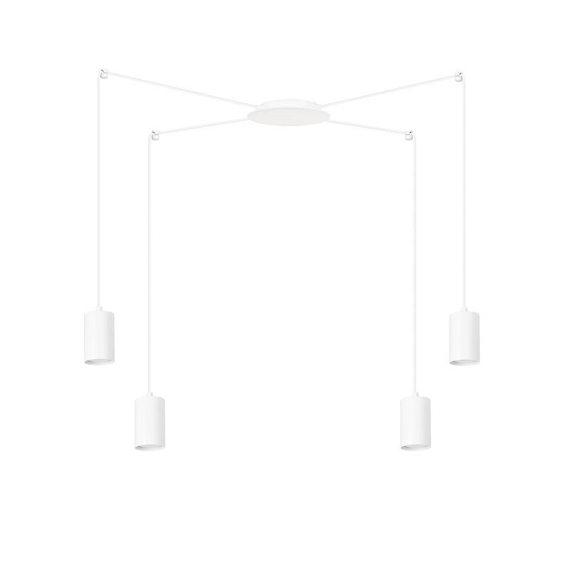 Cadi 4 - Light Cluster Pendant, White, White