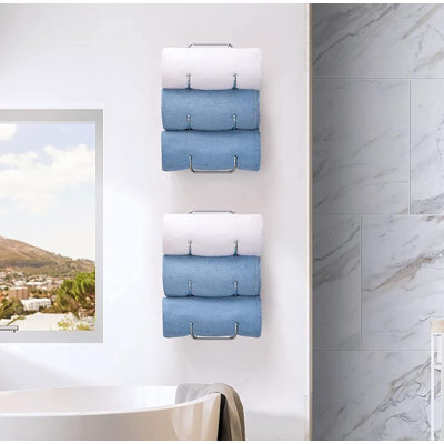 Beatt 1 Wall Mounted Required Towel Rack