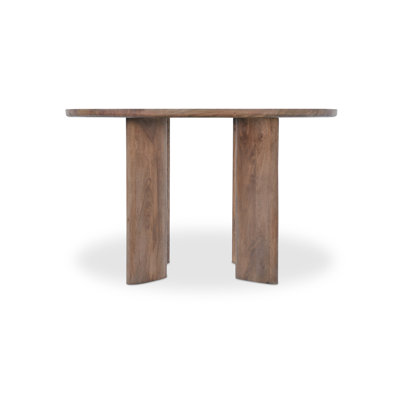 Lia Round Dining Table Dark Brown