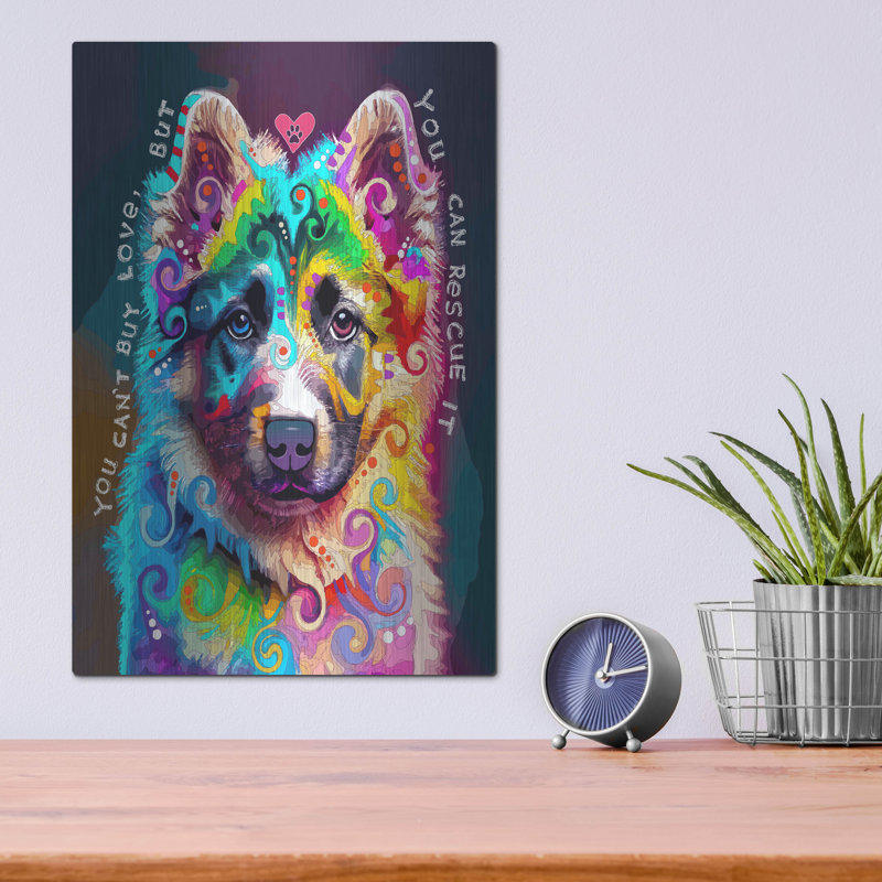 Art mural en métal Winston Porter, H 16 po x l 12 po