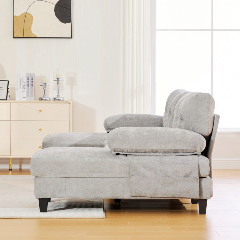 Canapé modulaire en U pour salon, Gris