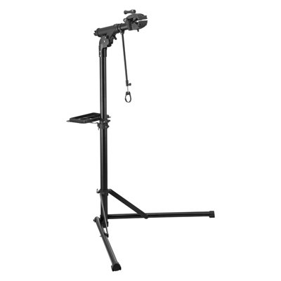 Bike Repair Stand, 85 lb Heavy-duty Bicycle Work Stand with 40.7-64.1 in Adjustable Height & Magnetic Tool Tray, Foldable Bicycle Maintenance Rack, Shop Home Mechanics for Mountain & Road Bike