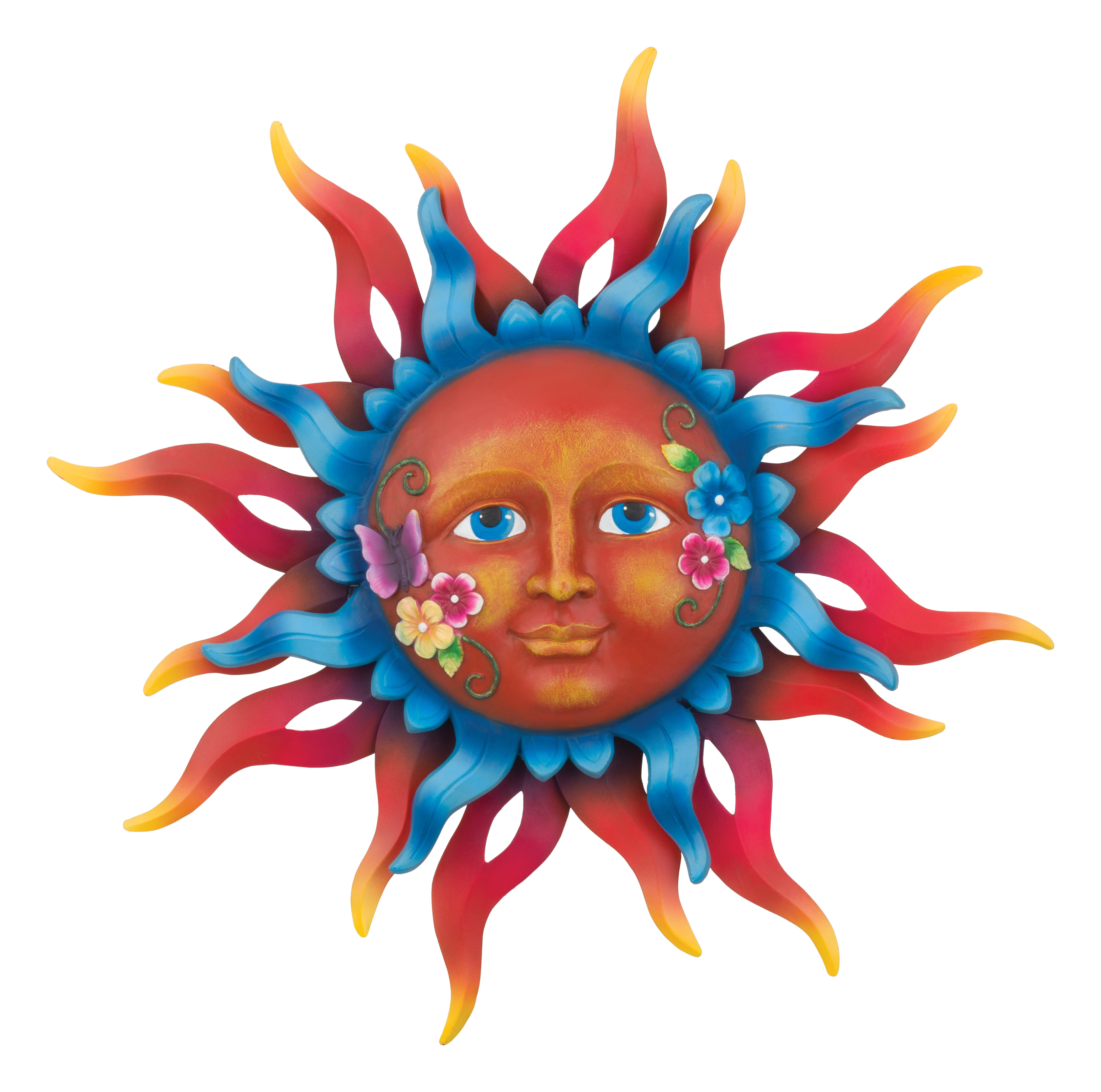 Art Mural Brodé Vintage Années 70 – Azalée Coucher De Soleil, Broderie Florale Sunset Designs