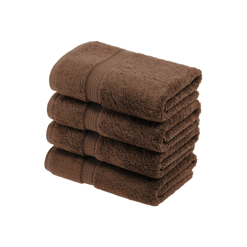 Coton luxueux et hautement absorbant Renata, Chocolat