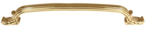 Poignée Ornate Appliance, 18", Laiton poli