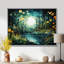 Forêt enchantée de Beres, pointillisme I - forêt, art mural-2099353618-2127568137