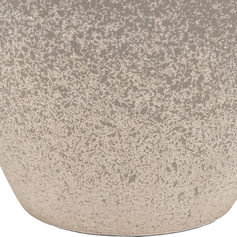 Rhone Ceramic Table Lamp, Beige, 53cm H 36cm W 36cm D