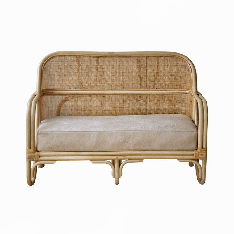 Banquette en rotin japonais