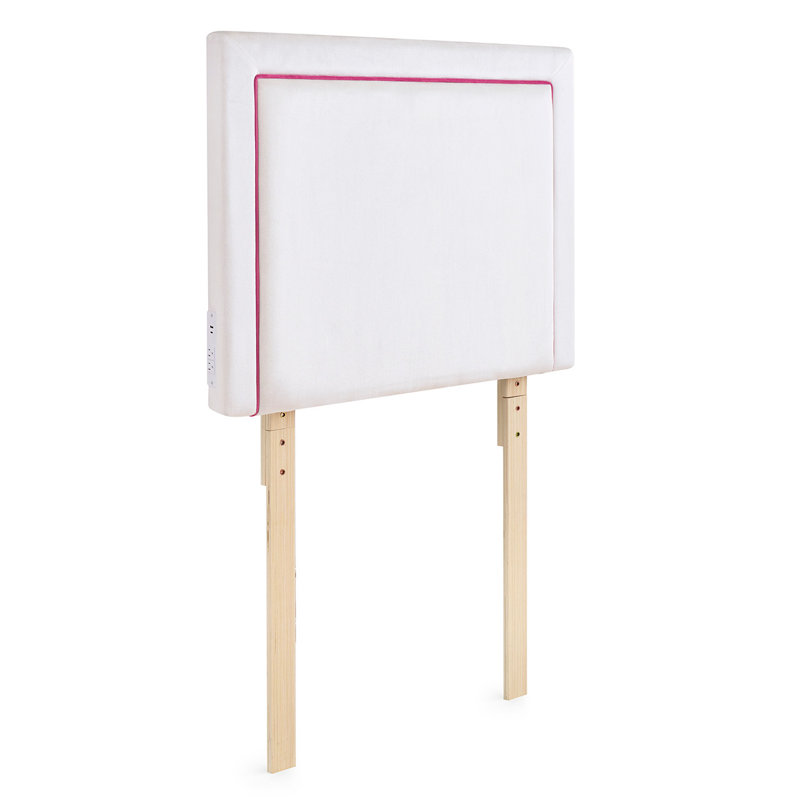 Tête de lit à sortie droite avec pieds Tavira Allure® College Dorm - rose