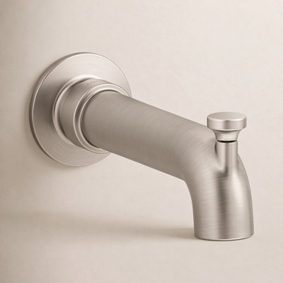 Castia Wall-Mounted Bath Spout with Diverter