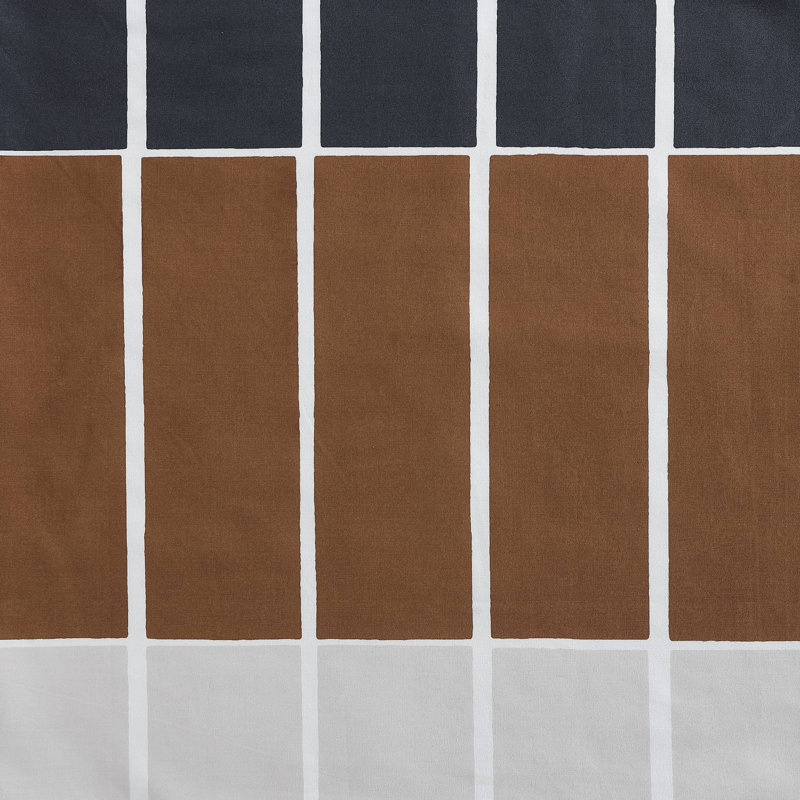 Organic Cotton Multicolor Modern Duvet Cover Set