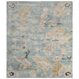 Jaipur Living Plumari Handknotted Transitional Blue Area Rug (9'X12')