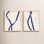 Blue Rope 2-Piece Print Set by Jacques Pilon