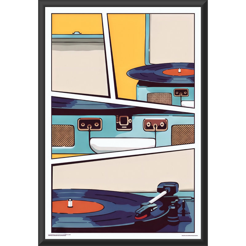 «Blue Vinyle tourne-disque»