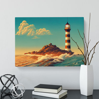 Lighthouse Seascape Vol.4 - Wrapped Canvas