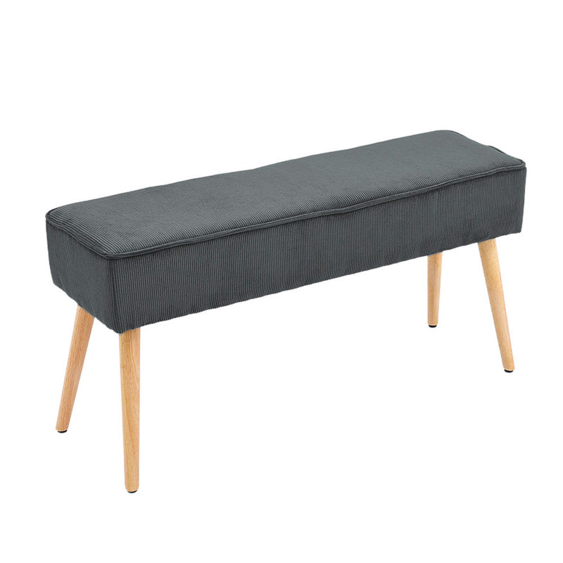 Casandria Corduroy Upholstered Bench