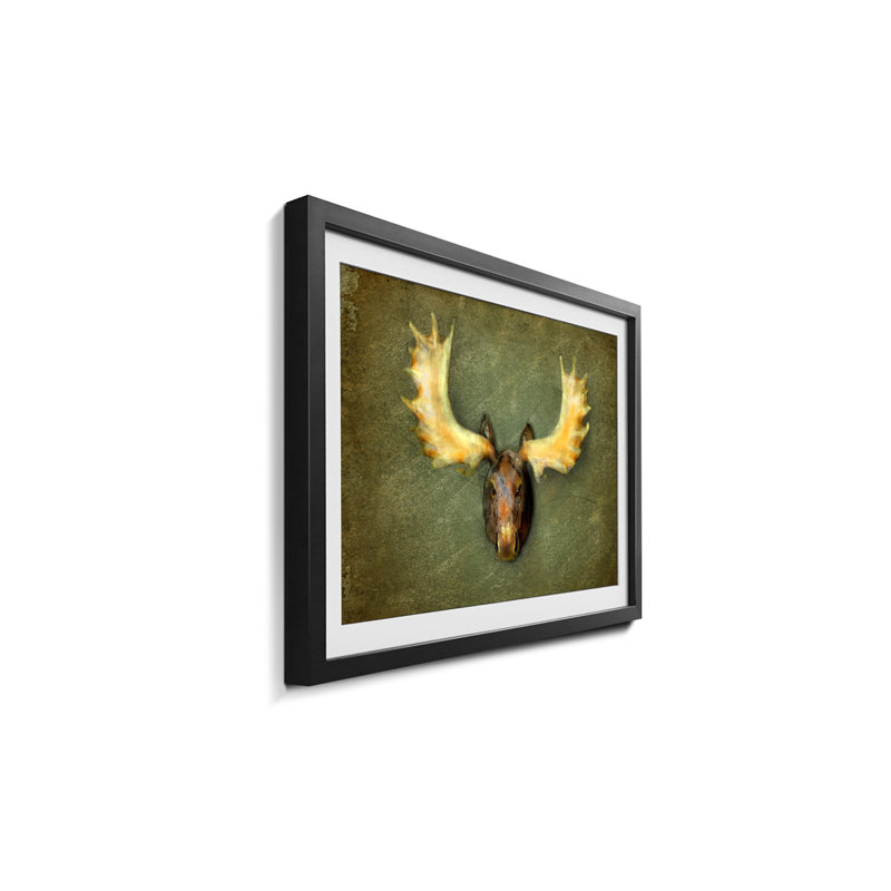 The Elk - Single Picture Frame Print, 40cm H x 60cm W
