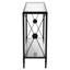 Latavion 101cm Glass Top Console Table