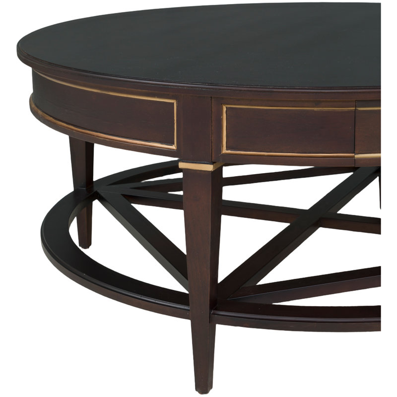 Table basse Linea, H 18,75 po x l 42 po x P 42 po, Café moka