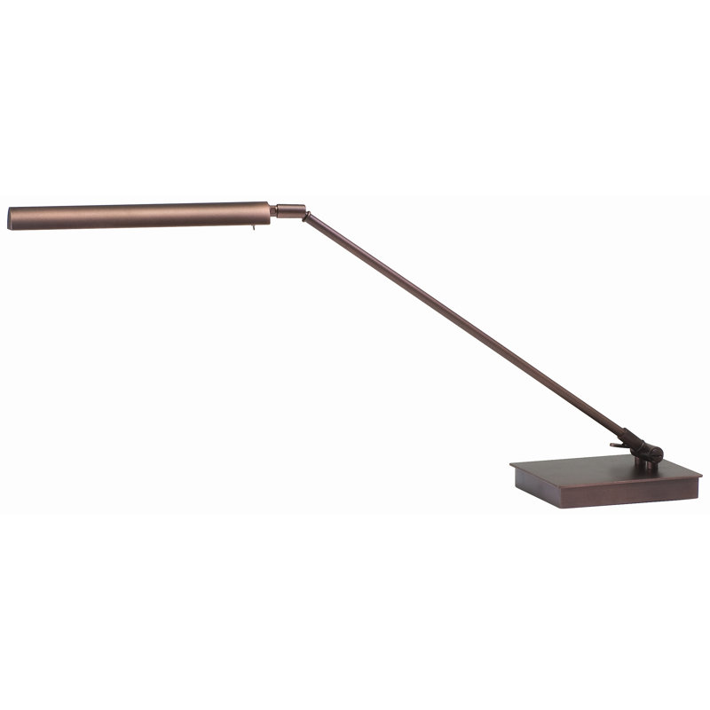 Lampe de bureau à DEL 22 po Vernell, Bronze châtaignier