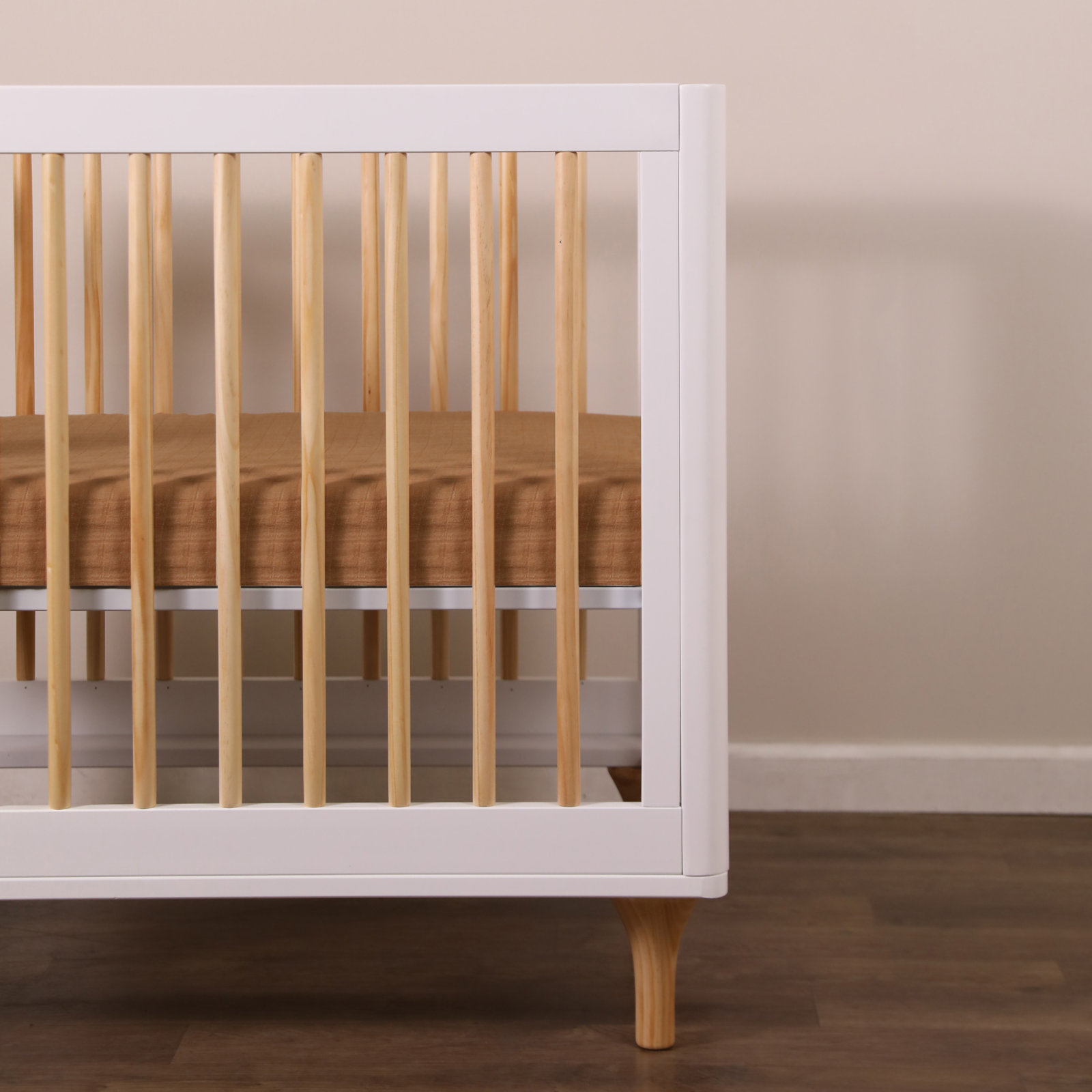 Burnt Sienna Muslin Mini Crib Sheet