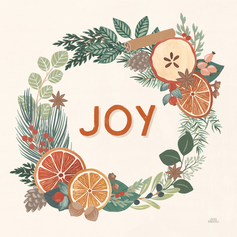 Holiday Spice IV by Laura Marshall - Wrapped Canvas Painting, 51cm H x 51cm W