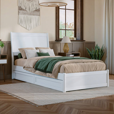 Avdesh Solid Wood Storage Bed