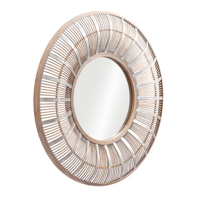 Babs Metal Round Wall Mirror