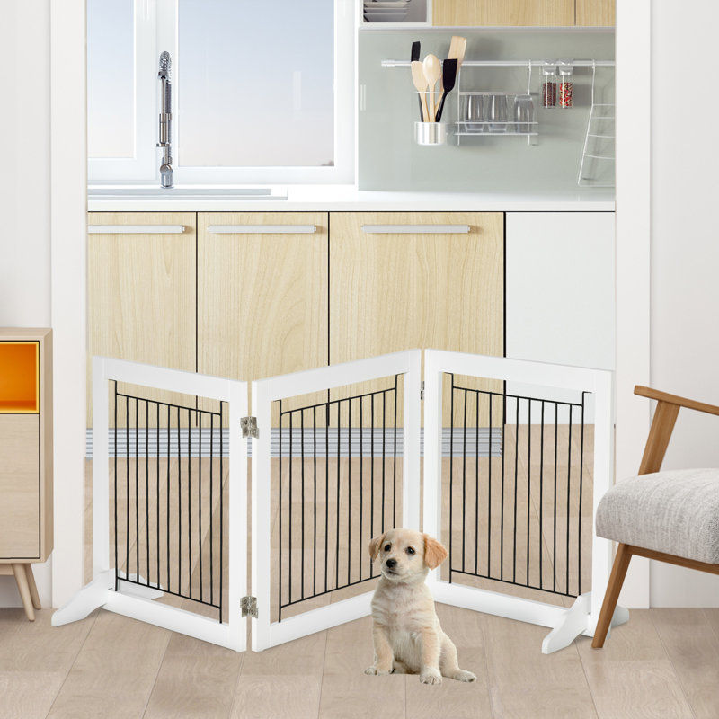 Barrière pour animaux autoportante Delean