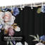 Rideau de douche floral avec 12 crochets-246645780