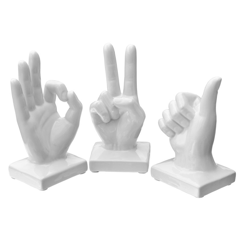 Karlie People Figurines & Sculptures, White