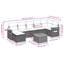 Grand canapé modulaire en rotin PE Vidaxl-114335486