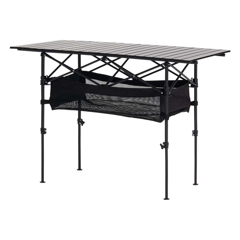 Table de camping pliante en aluminium