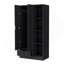 Armoire 2 portes avec compartiment ouvert Cimarron-1608722631